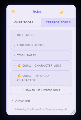 Creator tools